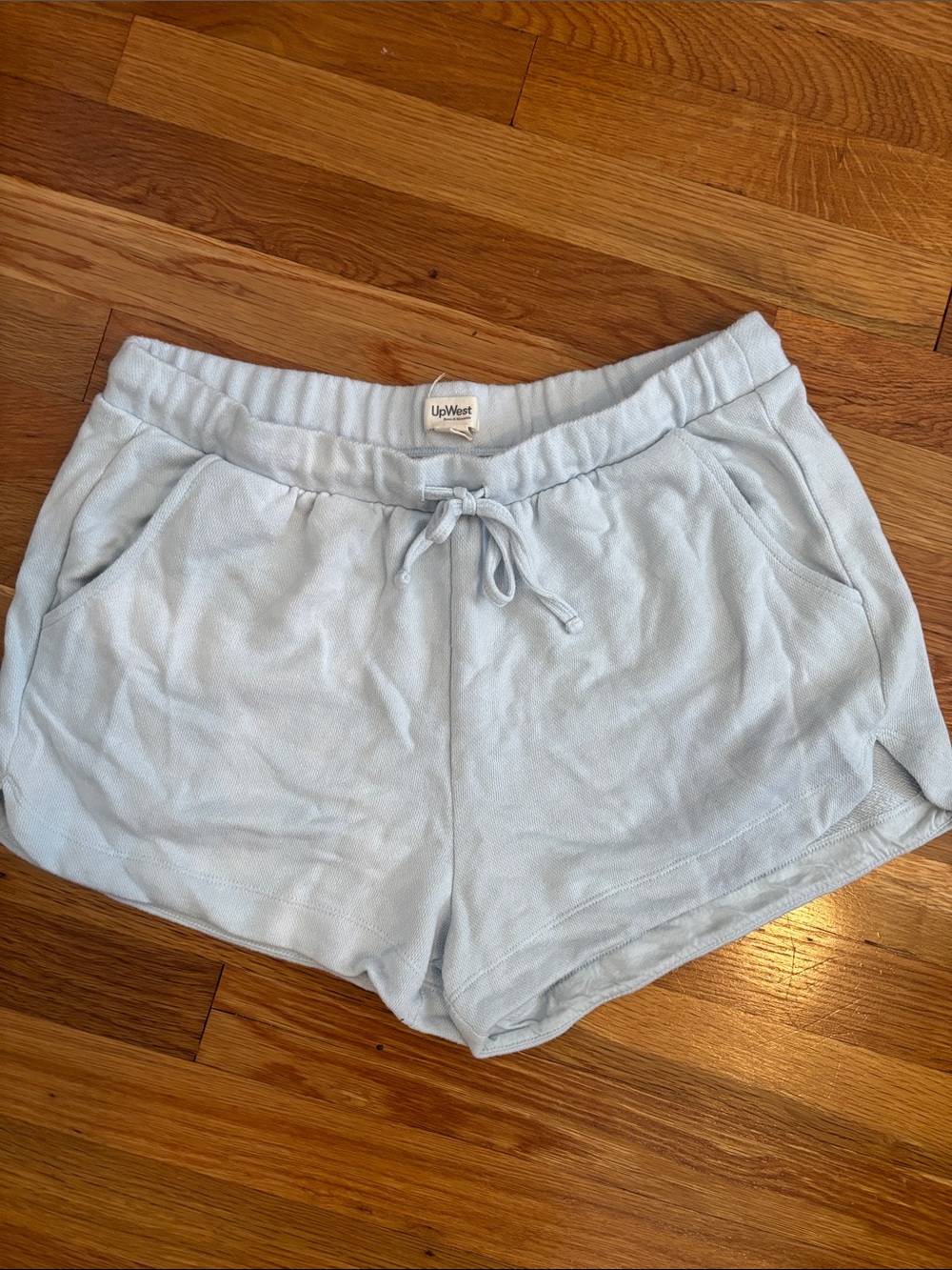 UpWest Light Blue Women's Athletic Lounge Shorts